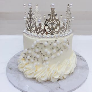 6" White Swan Quee